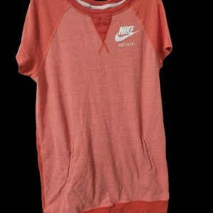 Vintage Nike orange tshirt dress size Small